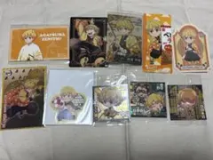 鬼滅の刃　我妻善逸　シール・ステッカー・カード 10点セット