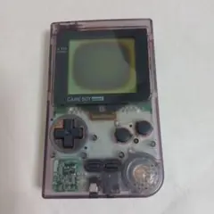 任天堂　ゲームボーイポケット　クリア　ジャンク品