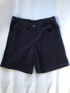 ショートパンツ アースミュージックアンドエコロジー コーデュロイ ネイビー
