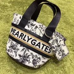 PEARLY GATES ボア ブルー　ラウンドバッグ　パーリーゲイツ PEARLY GATES ボア ブルー ラウンドバッグ パーリーゲイツ - メルカリ