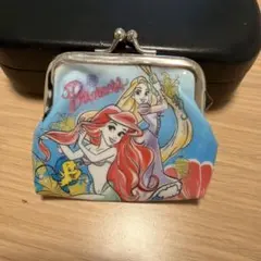 ディズニー プリンセス がま口 ポーチ アリエル ラプンツェル