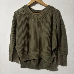 ★AZUL by moussy★セーター☆カーキ☆