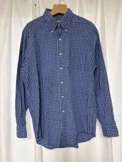 ブルックスブラザーズ チェック柄 ボタンダウンシャツ M