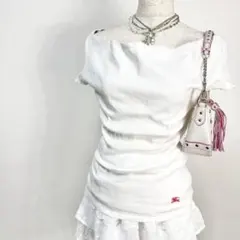 y2k✨️ BURBERRY BLUE LABEL バックリボン トップス