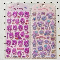 【海外限定新作】マイメロ　フェルトシール　コットンシール　ふわふわシール