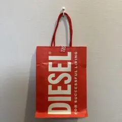 DIESEL 赤 ショッパー　小