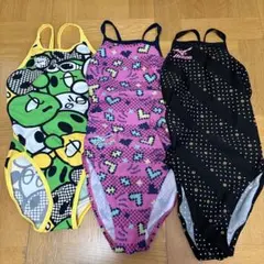 練習用水着3点まとめ売り 140 XS