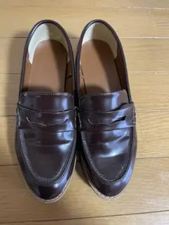 GU ブラウン ローファー