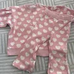 ハート柄スウェットセット 95cm未満
