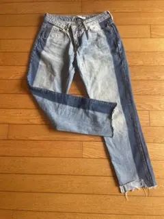 のあ様　ZARA BASIC Z1975 DENIM パッチワークデニムパンツ