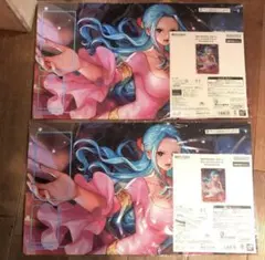 ワンピースカードゲーム オフィシャルプレイマット ネフェルタリ・ビビ プロモ付き