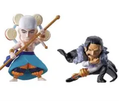 ONE PIECE ワンピの実 第七海戦 第十八海戦 フィギュア ガチャ 計2点