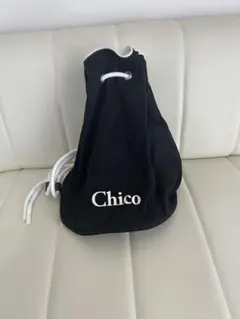 Chico ブラック ドローストリングバッグ