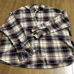 UNIQLO チェック柄長袖シャツ