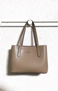 【美品】COACH ハンドバック　ベージュ