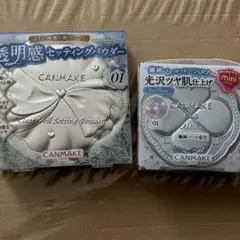 2個セットCANMAKEクリアヴェールセッティングパウダー 01 ミニサイズ
