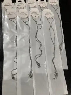 ステンレススチール チェーン 9本セット　シルバー　銀色　まとめ売り