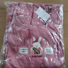 COUNTRY RABBIT ピンクエプロンM~L　保母さん、ナーサリー先生