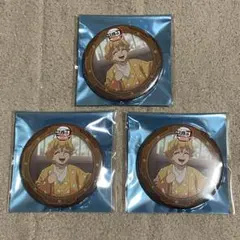 鬼滅の刃 コラボレーションカフェ 第三期 缶バッジ 我妻善逸 3個セット