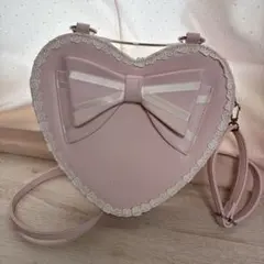 Baby,the stars shine bright ハートバッグ ピンクのサムネイル