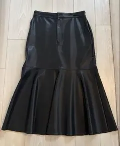 【美品】レザースカート