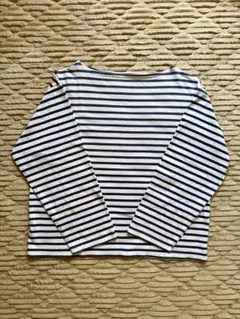 OUTIL ウティ モックネックボーダーバスクシャツ / ロングスリーブTシャツ OUTIL ウティ モックネックボーダーバスクシャツ / ロング