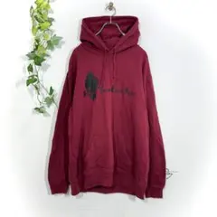プリントスター 別注 パーカー 赤 2XL ビッグシルエット ユニセックスのサムネイル