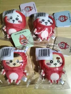 ちいかわ たこイカくじ D賞 　たこぎ　マスコット 4点