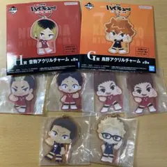 ハイキュー　一番くじ　アクリルチャーム