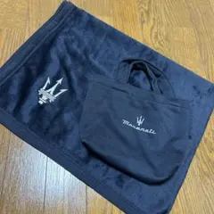 Maserati マセラティ トートバッグ +ブランケット2点セット新品