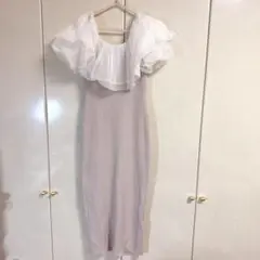 マーキュリー♡バルーンカラーニットワンピース