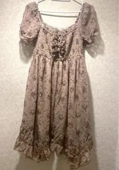 axes femme 花柄ワンピース