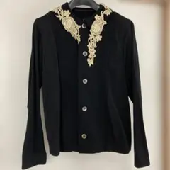 COMME des GARÇONS tricot レース付ブラックカーディガン COMME des GARCONS コムデギャルソン カーディガン レース Yahoo
