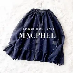 トゥモローランド マカフィー 日本製 ポルカドット コットン ブラウス シャツのサムネイル