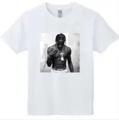 男女兼用　Travis Scott トラヴィススコットTシャツ ラップT/白