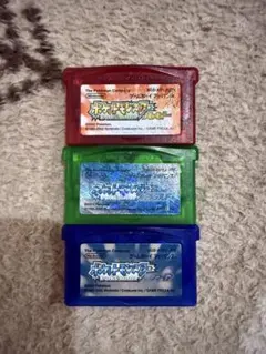 ポケットモンスター ルビー、サファイア、エメラルド3本セット