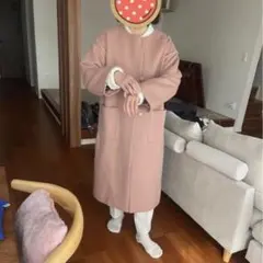 （値下げ！未使用）NATURAL BEAUTY BASIC ピンク ロングコート