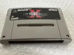 スーパーファミコン　スーパーファイプロレスリングX ソフトのみ箱無し