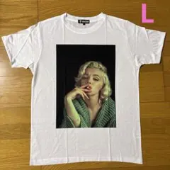 eimy istoire - エイミーイストワール マリリンモンローフォトTシャツ eimy istoire マリリンモンロー フォトTシャツ Sサイズ ホワイト