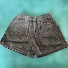 branshes コーデュロイ ハーフパンツ 130cm ブラウン