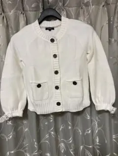 BURBERRY LONDON ニットカーディガン ホワイトのサムネイル