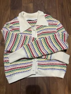 ZARA カラフルニットカーディガン