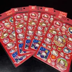 ハローキティ ぷっくりキャラクターシール 5シートセット