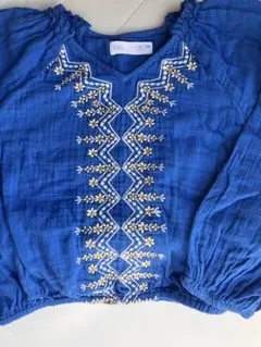 ZARA キッズ　コットンシャツ　長袖　130