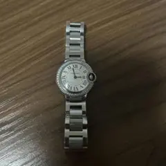 Cartier バロンブルー ベゼルダイヤ レディース腕時計のサムネイル
