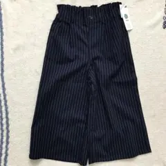 新品 ikka キッズ ハイウエストワイドパンツ 入学 入園 卒業 卒園 120