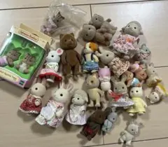 状態悪　シルバニアファミリー　人形まとめ売り