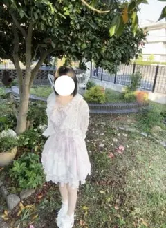 LIZLISA フリルレースボレロカーディガン ホワイトのサムネイル