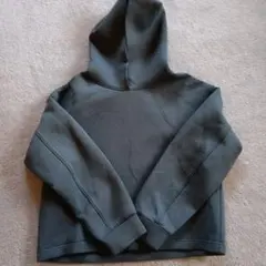 UNIQLO ダークグレー　フード付きパーカー　M