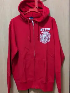 希少 完売 NJPW 新日本プロレス フルジップ パーカー サイズL